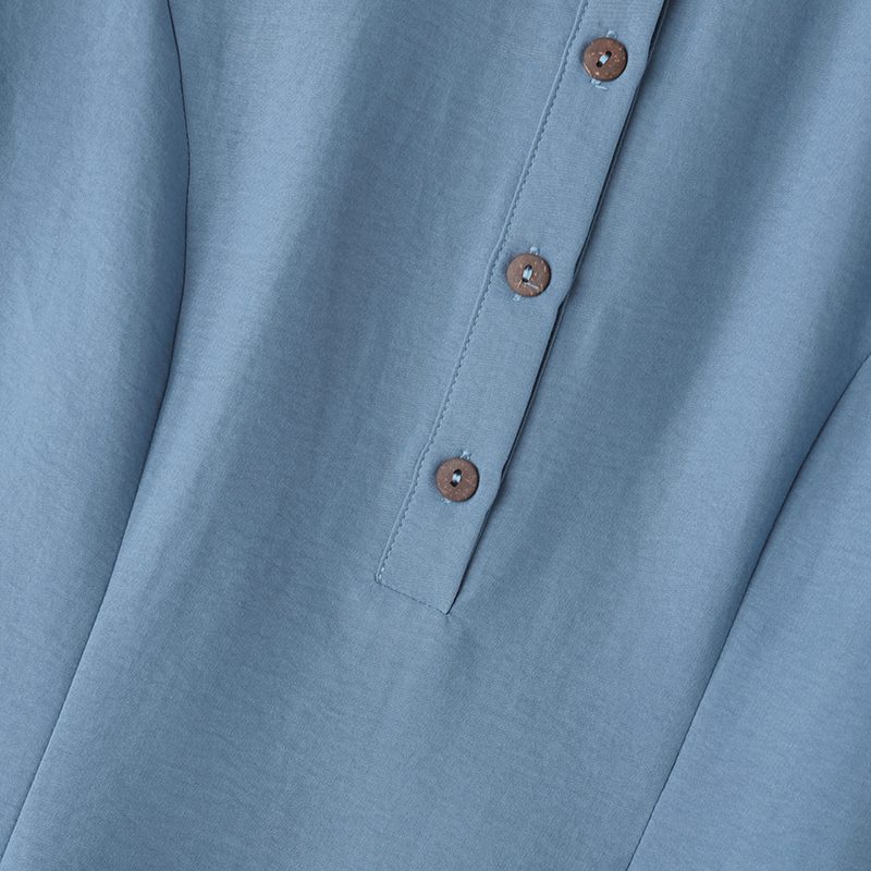 ZANZEA Womens Casual Loose Dress Holiday Short Sleeve Round Neck Plain Vestidos Sundress